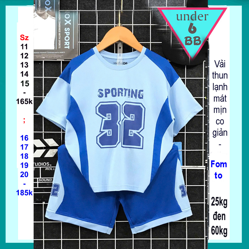 [🆕🇻🇳] A Chảy Kids – Shop Chuyên Đồ Bộ Bé Trai  🧑‍🧒❤️️👶⭐️ Set style thể thao  Thích hợp cho bé chơi BÓNG RỖ –  chơi Cầu Lông – Đá Banh…
Vải thun lạnh mềm -co giản – mát mịn loại 1
——————————- , shares-1✔️ , likes-3❤️️ , date-2025-03-21 20:37:02🇻🇳🇻🇳🇻🇳📰🆕