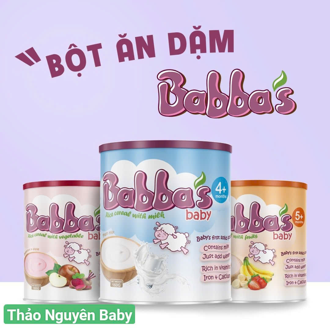 [🆕🇻🇳] Thảo Nguyên Baby – Cửa hàng Mẹ & Bé 🧑‍🧒❤️️👶⭐️ Bột ăn dặm Babba’s dinh dưỡng toàn diệnBé đã sẵn sàng ăn dặm, mẹ nhất định không được bỏ qua “bảo bối” bột ăn dặm Babba’s siêu cấp tiện lợi, thơm ngon k , shares-9✔️ , likes-3❤️️ , date-2025-03-25 23:13:41🇻🇳🇻🇳🇻🇳📰🆕