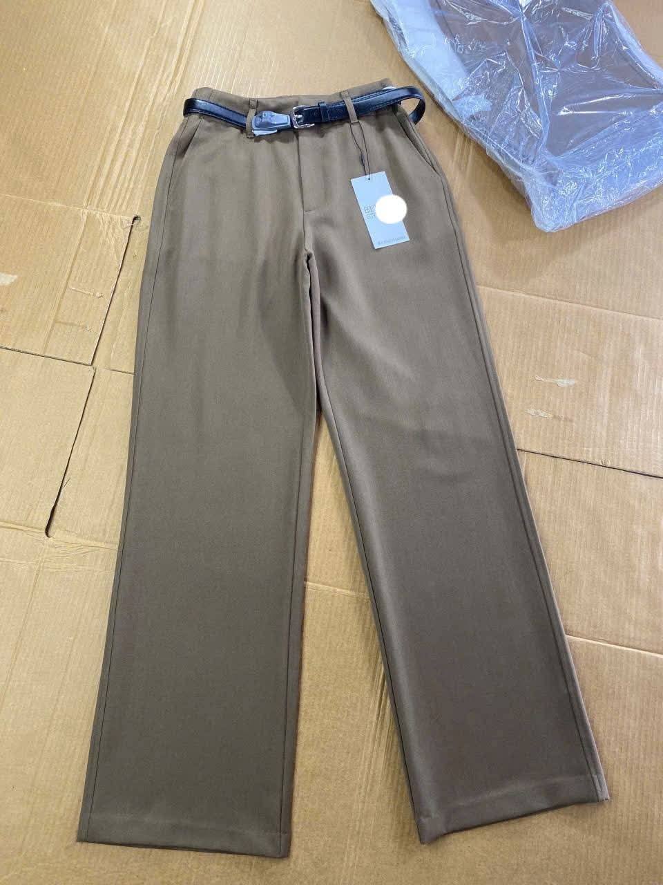 [???] Dn Shop – Chuyên hàng Việt Nam xuất khẩu  ? Top1Fashion ?  Nhìn đã bt là hàng xịn ngay rồi ak, cái thắt lưng kèm theo cũng xịn xò
Quần ống suông Str,,a hàng dư xịn, hàng full tag mác kèm belt đủ phụ kiện chuẩn stor , shares-0✔️ , likes-1❤️️ , date-2025-03-22 16:51:57????????