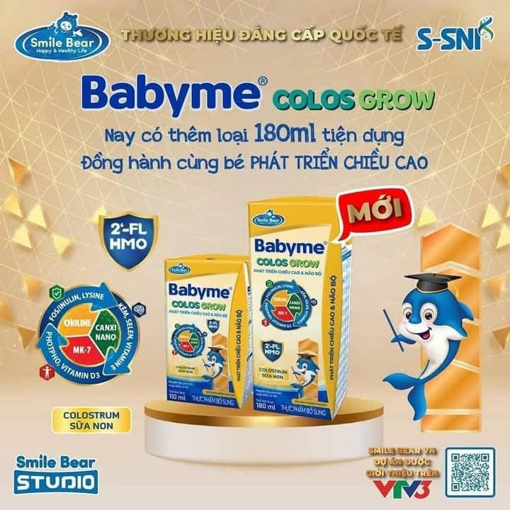 [🆕🇻🇳]  Siêu Thị Mẹ Và Bé Baby Smile 🧑‍🧒❤️️👶⭐️ 𝘽𝘼𝘽𝙔𝙈𝙀 𝙂𝙊𝙇𝘿 ~ 𝙂𝙍𝙊𝙒 𝙎𝑼̛̃𝘼 𝙉𝙊𝙉 𝙏𝑶̂̉ 𝙔𝑬̂́𝙉
Babyme bổ sung tổ yến
Ba mẹ đang muốn tìm 1 loại sữa CHẤT LƯỢNG TỐT và GIÁ MỀM thì có thể tham khảo Sữa #SMILE #B , shares-0✔️ , likes-0❤️️ , date-2025-03-23 21:39:12🇻🇳🇻🇳🇻🇳📰🆕