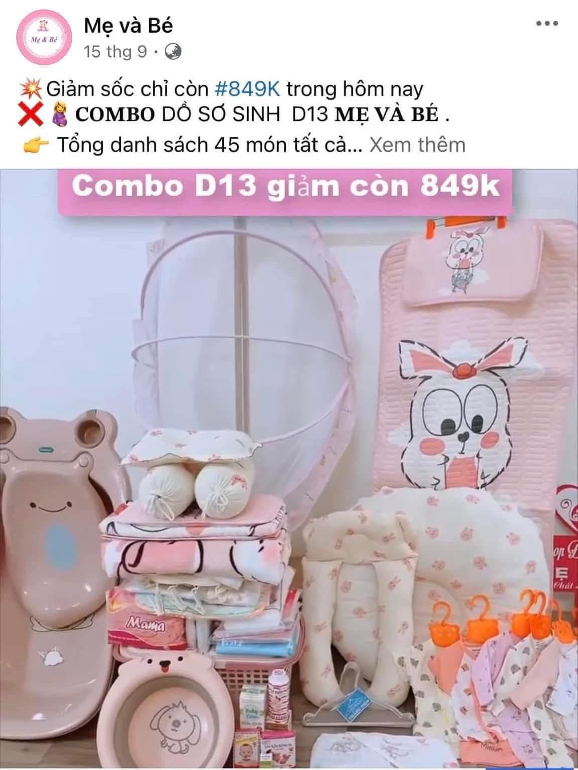 [🆕🇻🇳] Siêu Thị Mẹ và Bé -Đồ sơ sinh trọn gói 🧑‍🧒❤️️👶⭐️  𝐆𝐎́𝐂 𝐂𝐀̉𝐍𝐇 𝐁𝐀́𝐎 𝐋𝐔̛̀𝐀 Đ𝐀̉𝐎
Hiện tại có 1 số Shop dưới ảnh đang ăn cắp copy video -hình ảnh bên shop mẹ bé Đông Lan chỉnh sửa giá,bịa lý do sai SĐT, chúng , shares-0✔️ , likes-0❤️️ , date-2025-03-24 19:49:16🇻🇳🇻🇳🇻🇳📰🆕