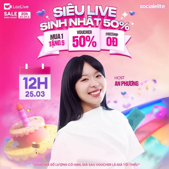 [🛍️🇻🇳] Lazada là trang mua sắm trực tuyến uy tín hàng đầu tại Việt Nam 🛍️ Top1Shop ❤️️ – ✨ SIÊU LIVE SINH NHẬT 50% CÙNG AN PHƯƠNG👉 Hàng loạt deal hot trong bữa tiệc s …