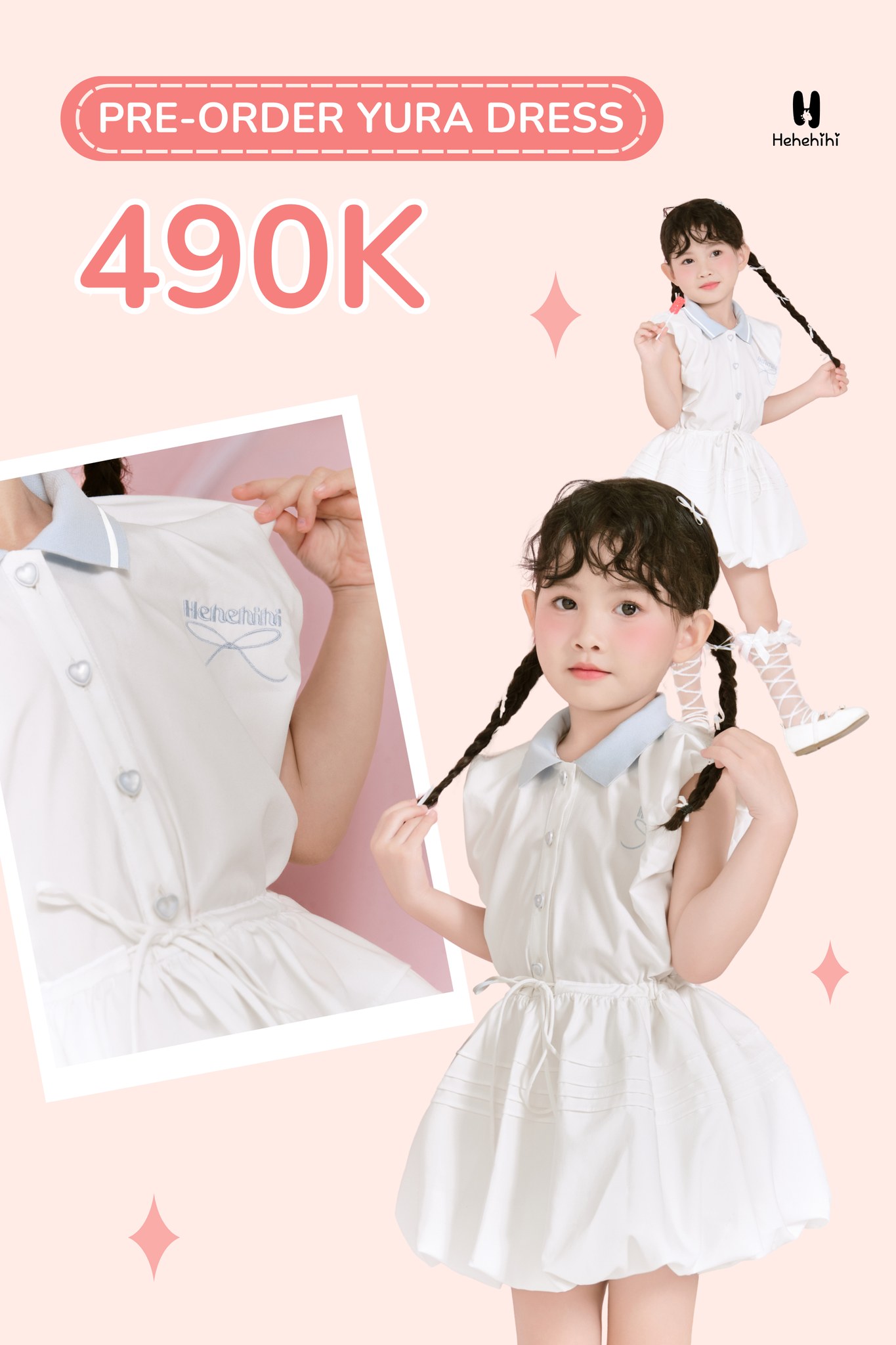 [🆕🇻🇳] HEHEHIHI – Cửa hàng nhỏ bán quần áo 🧑‍🧒❤️️👶⭐️  𝐏𝐑𝐄-𝐎𝐑𝐃𝐄𝐑 𝟒𝟗𝟎𝐊 – 𝐘𝐔𝐑𝐀 𝐃𝐑𝐄𝐒𝐒Váy xinh chuẩn nàng thơ, vừa dịu dàng vừa năng động!Cổ áo xanh tinh tế – điểm nhấn thanh lịch
Chất thô mềm, mát – thoải má , shares-0✔️ , likes-1❤️️ , date-2025-03-27 01:00:23🇻🇳🇻🇳🇻🇳📰🆕