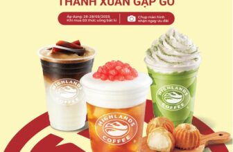 [☕️🇻🇳] Highlands Coffee – THƯƠNG HIỆU BẮT NGUỒN TỪ CÀ PHÊ VIỆT NAM 🥤 Top1Coffee ☕️  NGÀY THANH XUÂN – TỚI HIGHLANDS ĂN BÁNH MỪNG THÔI!Rực rỡ ngày thanh xuân, tựa như một ngày hi vọng, ngày của những tiếng cư , shares-25✔️ , likes-406❤️️ , date-2025-03-26 03:34:15🇻🇳🇻🇳🇻🇳📰🆕