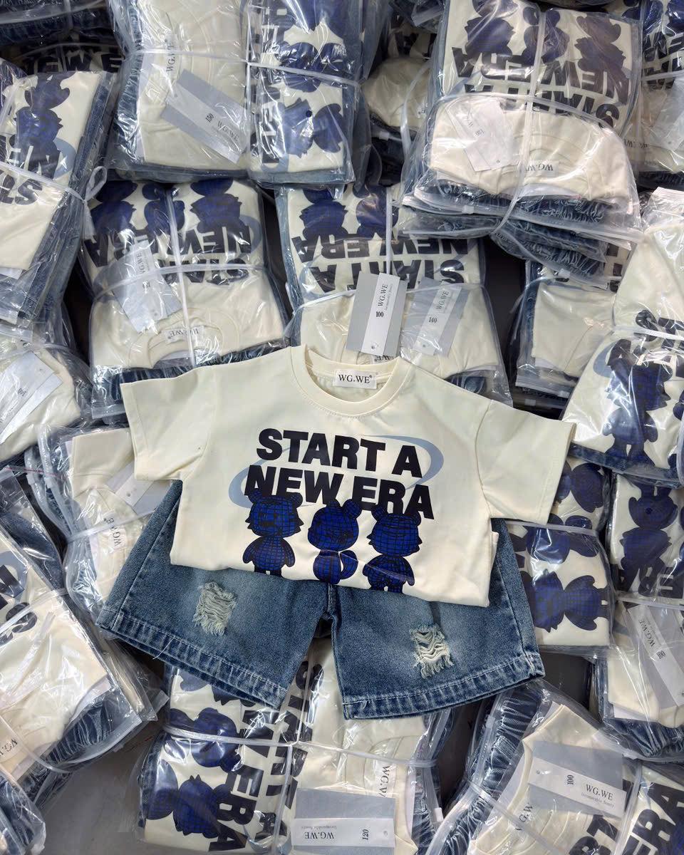 [🆕🇻🇳] Baby Closet luôn muốn được đồng hành cùng các mom chăm sóc, bảo vệ và yêu thương các con 🧑‍🧒❤️️👶⭐️ Trông cuốn dã mann, hình in sắc nét luônnn
Only #125k/set (Áo phông + quần bò)Tính ra có hơn 60k 1 món mà trông lạ mát xịn xò thật sự
Ưng quá ko lên thì  , shares-0✔️ , likes-3❤️️ , date-2025-03-25 04:32:01🇻🇳🇻🇳🇻🇳📰🆕