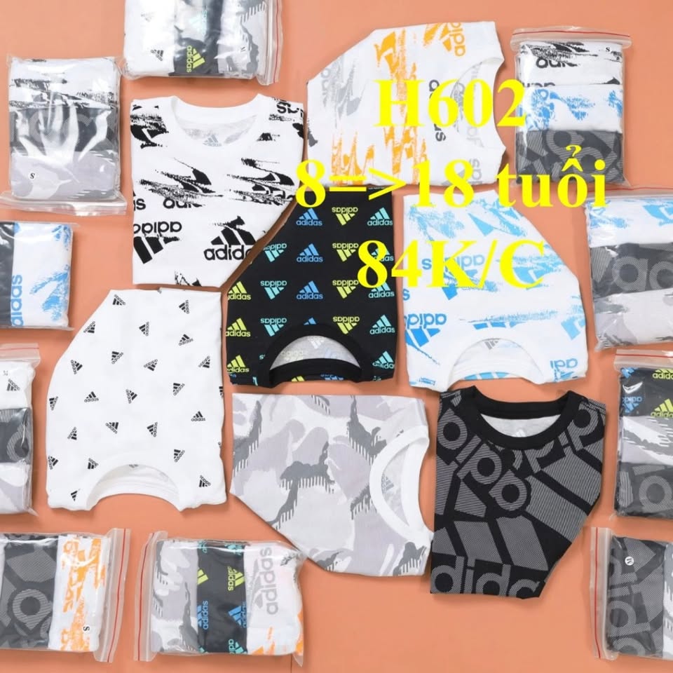 [🆕🇻🇳] Thời trang trẻ em Việt Nam xuất khẩu-Cambodia xuất xịn 😎❤️️⭐️ * Mã H602: Áo thun ADIDAS bé trai (gái mặc được) 100% thun cotton thoáng mát
– Các màu như ảnh
– Size: 8=>18 tuổi
– Giá: 84K/C
– – – – – – – – – –
* Các mẹ , shares-0✔️ , likes-0❤️️ , date-2025-03-26 16:43:37🇻🇳🇻🇳🇻🇳📰🆕