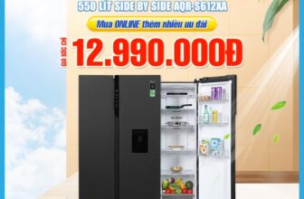 [🆕🇻🇳] Điện máy XANH (dienmayxanh.com) ♥️️ Top1Index 📚   TỦ LẠNH SIDE BY SIDE – DUNG TÍCH LỚN, GIÁ SIÊU NHỎ!Aqua Inverter 550 lít AQR-S612XA(CBC)
Giảm chỉ còn 12.990.000đ
Mua ONLINE thêm nhiều ưu đãi!Số , shares-1✔️ , likes-16❤️️ , date-2025-03-26 18:00:05🇻🇳🇻🇳🇻🇳📰🆕