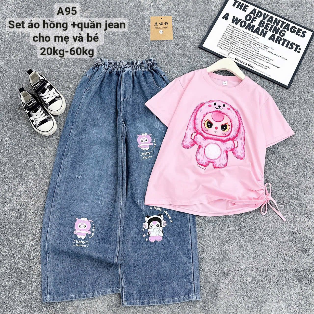 [🆕🇻🇳] ABC KID – Chuyên sỉ lẻ hàng thiết kế quần áo trẻ em 👕 Top1Fashion 👗  Sét Quần jean xuông cho mẹ và bé 18kg-60kg
, shares-0✔️ , likes-0❤️️ , date-2025-03-27 21:31:10🇻🇳🇻🇳🇻🇳📰🆕