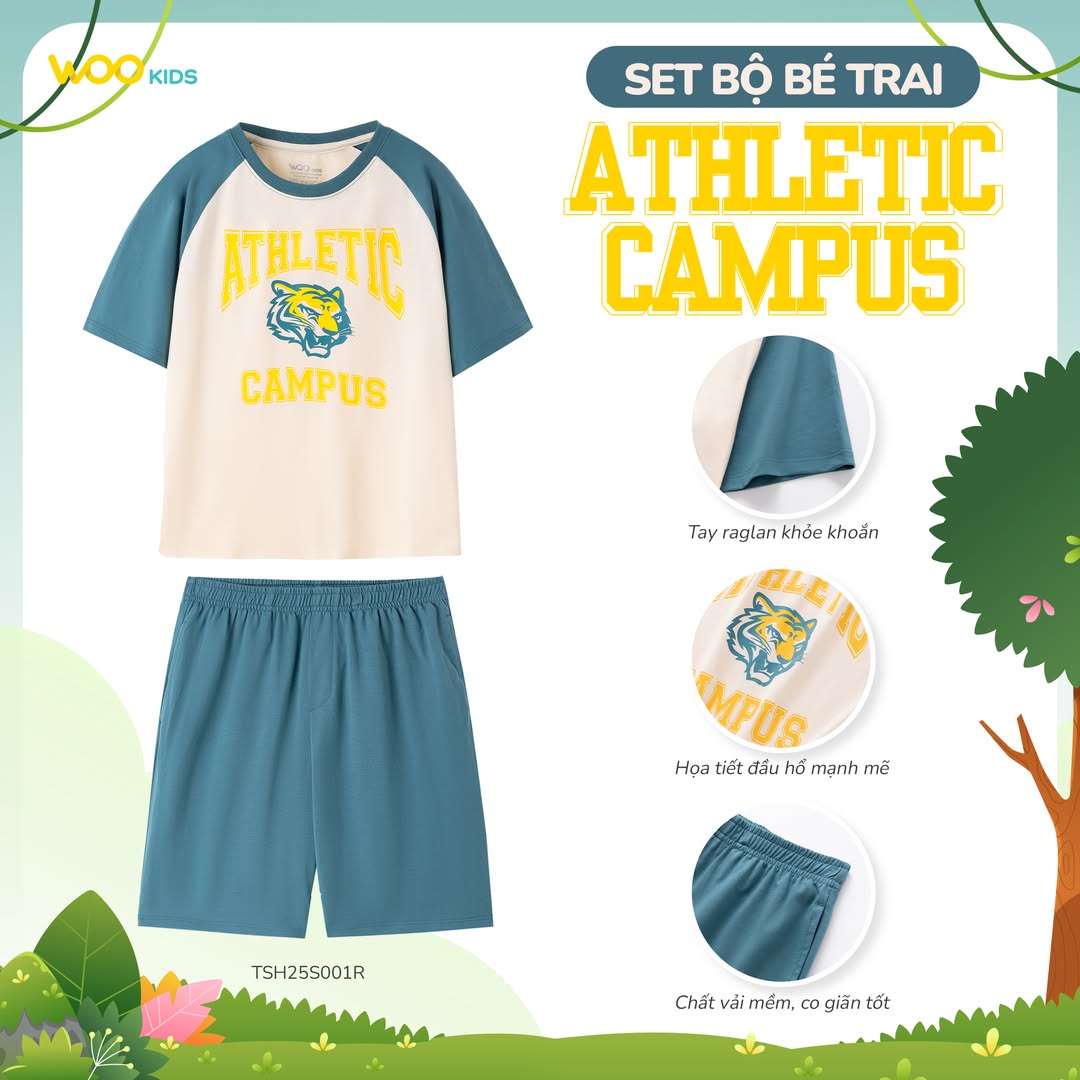 [🆕🇻🇳]  Woo Kids – 93 Hàng Tiện – TP Nam Định – Cửa hàng quần áo 🧑‍🧒❤️️👶⭐️  ATHLETIC CAMPUS – SET ĐỒ CỰC CHẤT CHO BÉ TRAI CÁ TÍNH!Chỉ 189K – Đủ size cho bé từ 9-14 tuổi.Bé trai thêm phần mạnh mẽ, năng động trong mùa hè này v , shares-1✔️ , likes-2❤️️ , date-2025-03-26 17:00:04🇻🇳🇻🇳🇻🇳📰🆕
