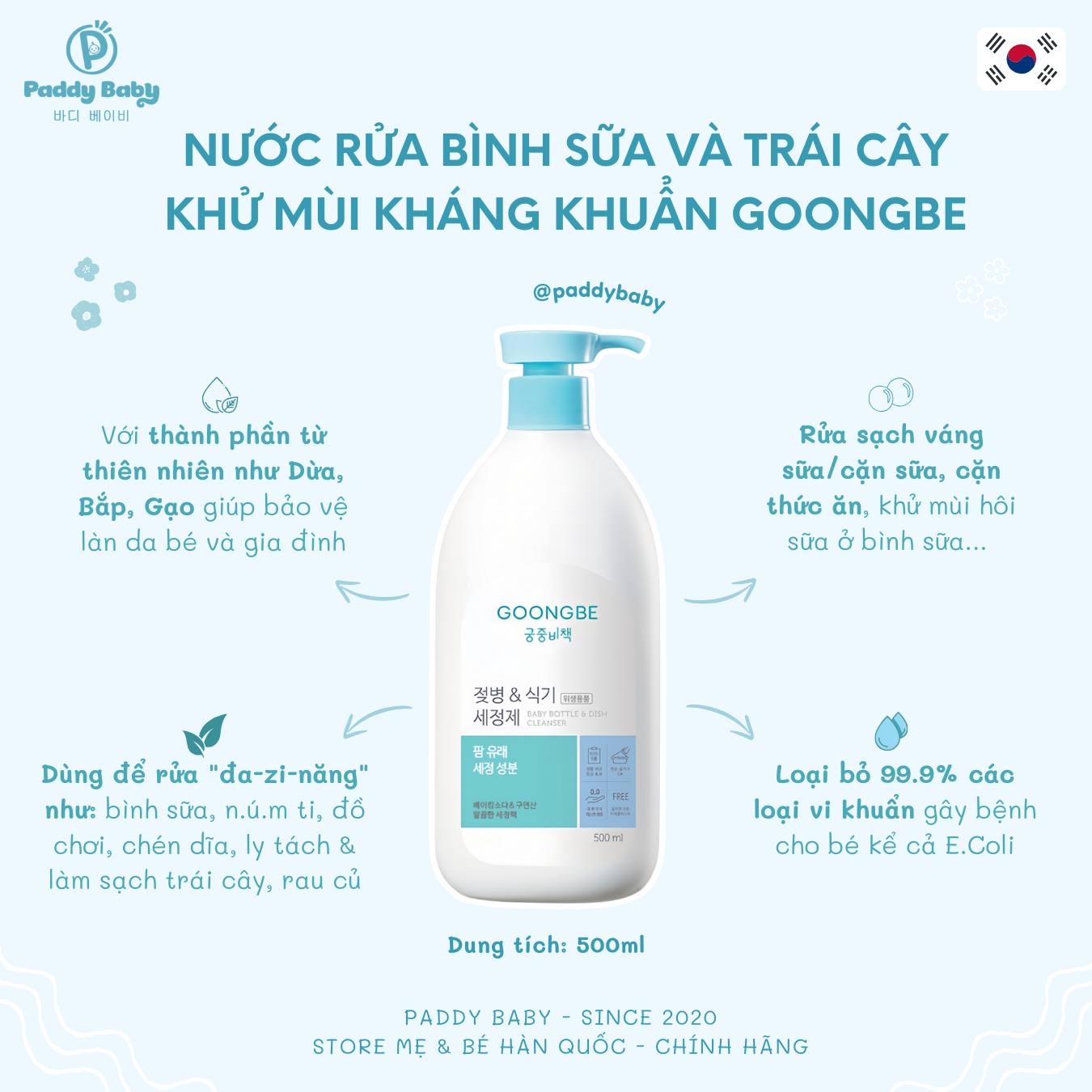 [🆕🇻🇳] Paddy Baby – Mẹ và Bé nội địa Hàn 🧑‍🧒❤️️👶⭐️ 𝐍𝐞𝐰 𝐀𝐫𝐫𝐢𝐯𝐚𝐥
𝐍𝐮̛𝐨̛́𝐜 𝐫𝐮̛̉𝐚 𝐛𝐢̀𝐧𝐡 𝐬𝐮̛̃𝐚 𝐯𝐚̀ 𝐭𝐫𝐚́𝐢 𝐜𝐚̂𝐲 𝐤𝐡𝐚́𝐧𝐠 𝐤𝐡𝐮𝐚̂̉𝐧 𝐆𝐨𝐨𝐧𝐠𝐛𝐞Với công thức 𝐜𝐡𝐢𝐞̂́𝐭 𝐱𝐮𝐚̂́𝐭 𝟏𝟎𝟎% 𝐭𝐡𝐢𝐞̂𝐧 𝐧𝐡𝐢𝐞̂𝐧 như dừa, bắp và gạo, giúp l , shares-0✔️ , likes-0❤️️ , date-2025-03-29 15:30:04🇻🇳🇻🇳🇻🇳📰🆕