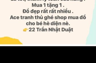 [🆕🇻🇳] NANA Kids – Thời Trang Trẻ Em 🧑‍🧒❤️️👶⭐️ Chủ lấy lại mặt bằng ,shop THANH LÝ toàn cửa hàng MUA 1⃣ TẶNG 1⃣ .
Đc 20/4 e trả MB rồi ạ.
Khách iu ghé xốp vợt đồ đẹp cho bé nha.
, shares-1✔️ , likes-4❤️️ , date-2025-03-28 00:15:13🇻🇳🇻🇳🇻🇳📰🆕