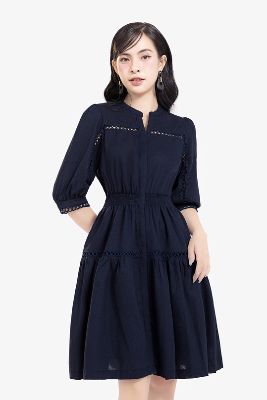 [🛒🇻🇳]Đầm xòe viền đăng ten eo bo chun – K&K Fashion , SKU – KK175-32 – kkfashion.vn 🇻🇳🛒Top1Shop🛒 🇻🇳Top1Vietnam🇻🇳 🛍🛒🇻🇳