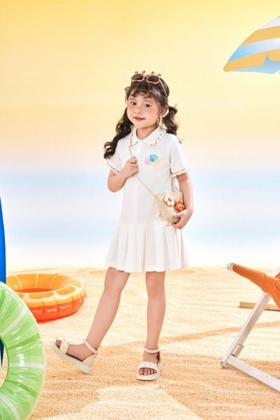 [🛒🇻🇳]Đầm váy thun cổ bẻ ngắn tay bé gái Rabity 950.073 – Rabity Xuân Hè , SKU – 1065566005 – rabity.vn 🇻🇳🛒Top1Shop🛒 🇻🇳Top1Vietnam🇻🇳 🛍🛒🇻🇳