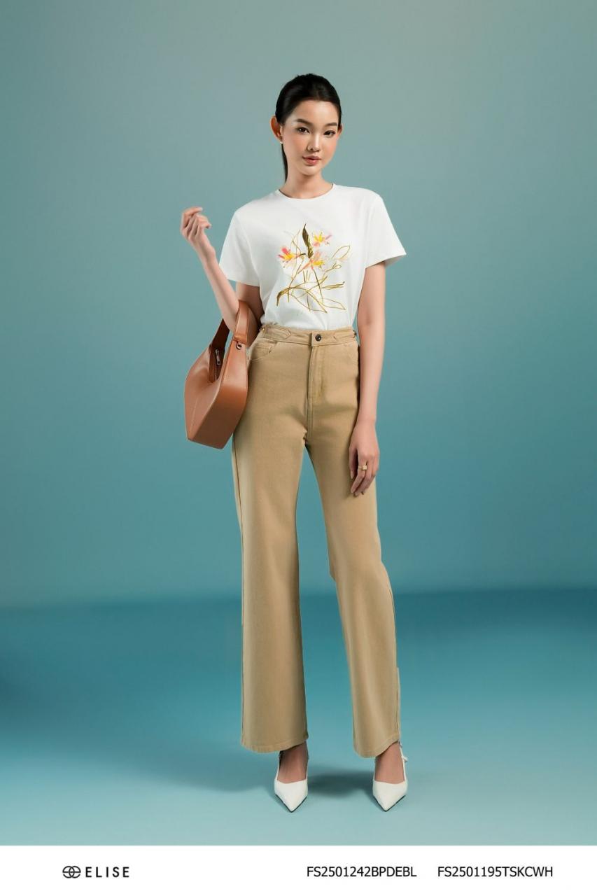 [🛒🇻🇳]QUẦN JEANS SUÔNG MÓC TRANG TRÍ CẠP – , SKU – FS2501242BPDEBL – elise.vn 🇻🇳🛒Top1Shop🛒 🇻🇳Top1Vietnam🇻🇳 🛍🛒🇻🇳