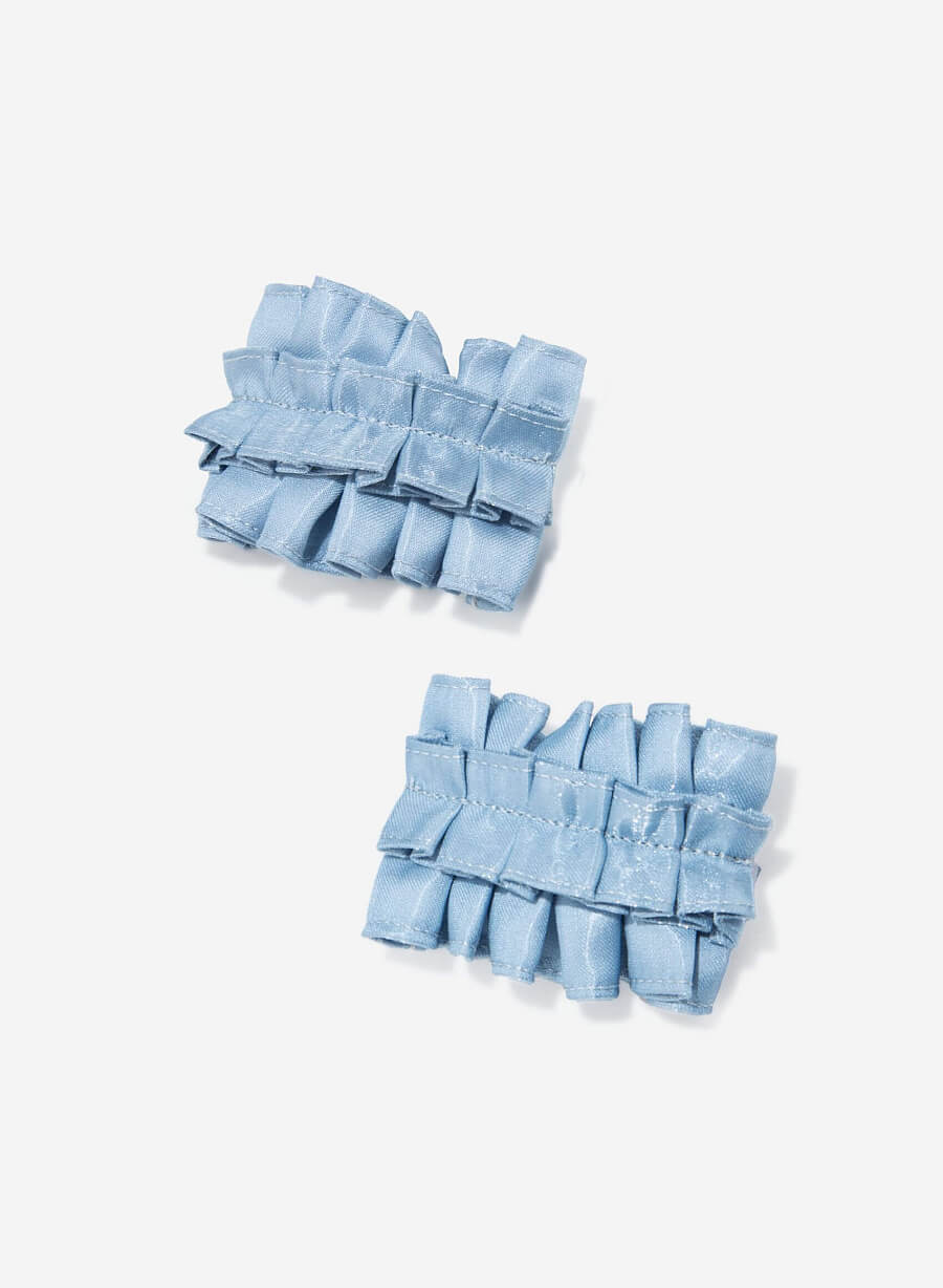 Kẹp quai trang trí BALLERINA RUFFLES CLIP - ACC 0001 - Màu xanh da trời Vascara