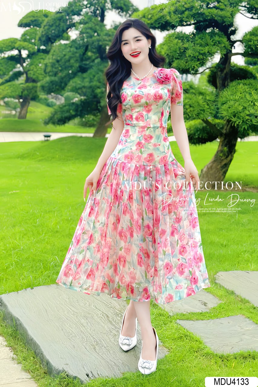 [🛒🇻🇳]Váy Thiết Kế MDU4133 – Dáng Dài Họa Tiết Đơn Giản Đính Hoa Tạo Điểm Nhấn Cho Váy - , SKU - - mdufashion.com 🇻🇳🛒Top1Shop🛒 🇻🇳Top1Vietnam🇻🇳 🛍🛒🇻🇳