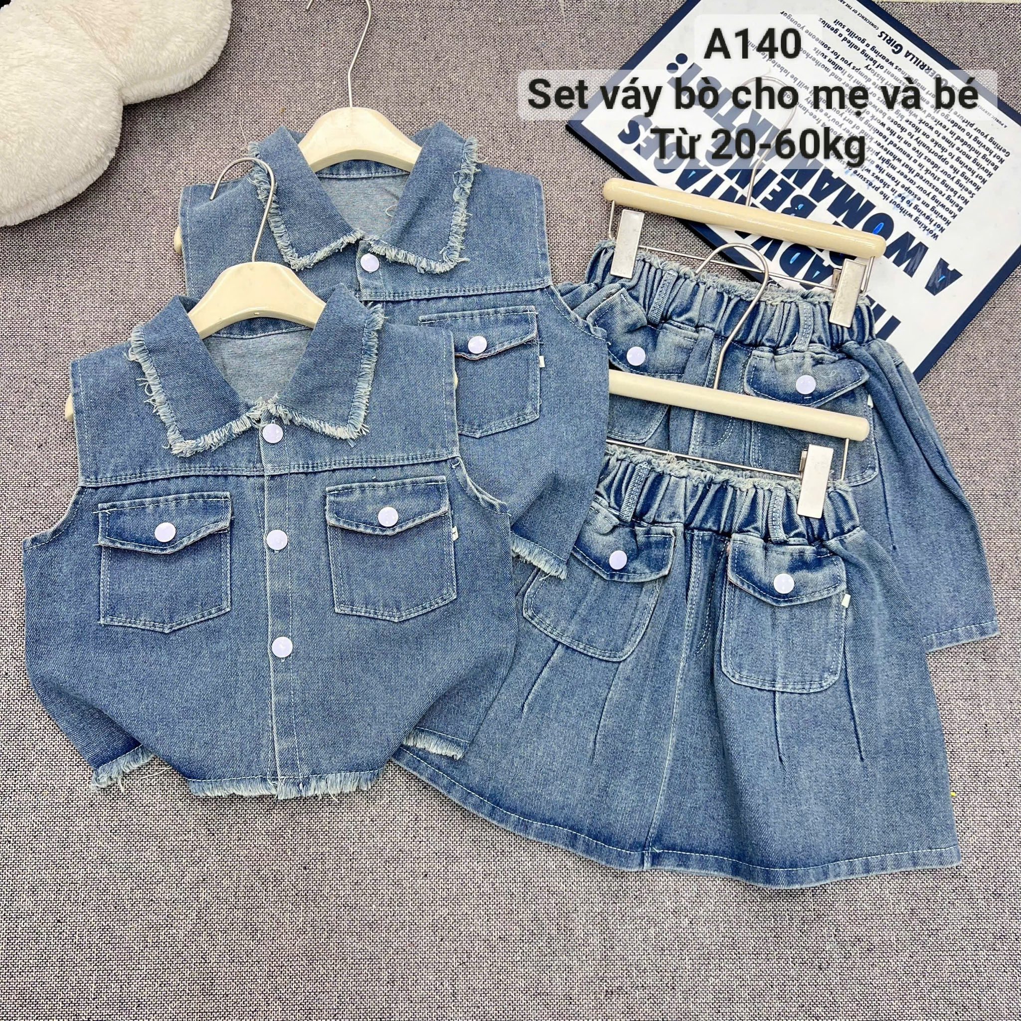 [🆕🇻🇳] ABC KID – Chuyên sỉ lẻ hàng thiết kế quần áo trẻ em 👕 Top1Fashion 👗  Các mẫu  thiết kế sét váy bò và quần bò cho mẹ và bé siêu hót tại shop em trang ạĐủ size từ 18kg-60kgSize 18kg-39 giá  chi 180k/1set
Size 40kg-60kg gi , shares-1✔️ , likes-4❤️️ , date-2025-04-10 00:56:31🇻🇳🇻🇳🇻🇳📰🆕