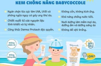 [🆕🇻🇳] Đồ Sơ Sinh Trọn Gói- Papa Kids Trang 🧑‍🧒❤️️👶⭐️ Baby của mẹ cũng cần bôi kem chống nắng để bảo vệ làn da của con  các mẹ nhé
Kem chống nắng cho bé Babycoccole 0M+ an toàn cho trẻ sơ sinh & em bé  , shares-0✔️ , likes-2❤️️ , date-2025-04-15 15:39:39🇻🇳🇻🇳🇻🇳📰🆕