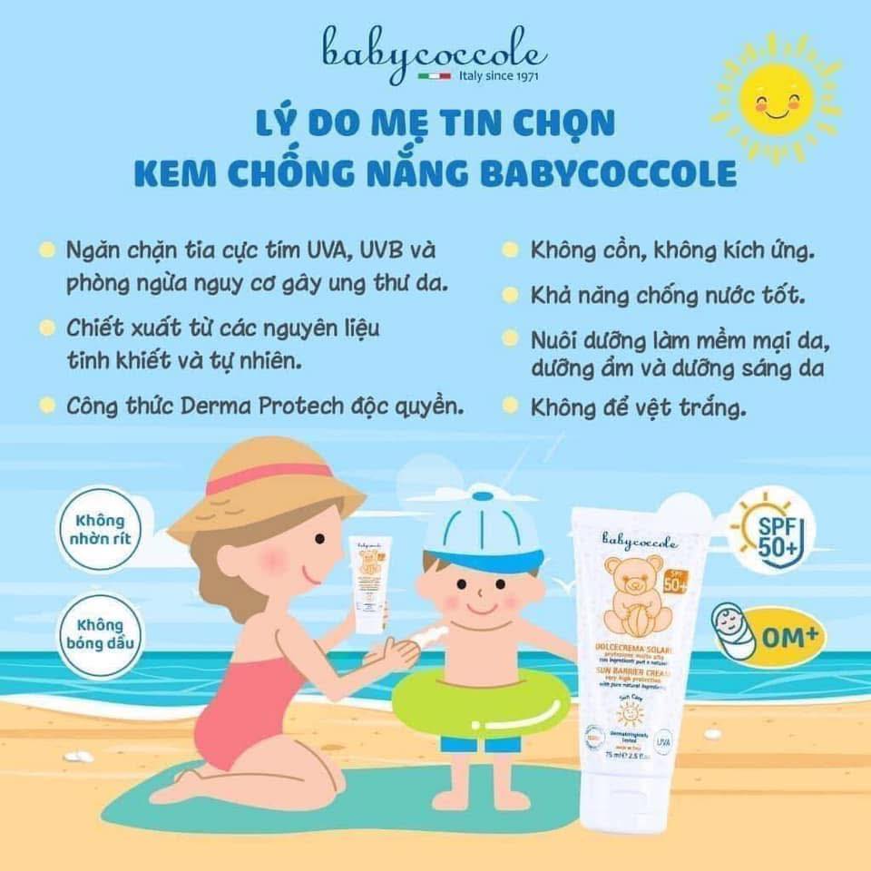 [🆕🇻🇳] Đồ Sơ Sinh Trọn Gói- Papa Kids Trang 🧑‍🧒❤️️👶⭐️ Baby của mẹ cũng cần bôi kem chống nắng để bảo vệ làn da của con  các mẹ nhé
Kem chống nắng cho bé Babycoccole 0M+ an toàn cho trẻ sơ sinh & em bé  , shares-0✔️ , likes-2❤️️ , date-2025-04-15 15:39:39🇻🇳🇻🇳🇻🇳📰🆕