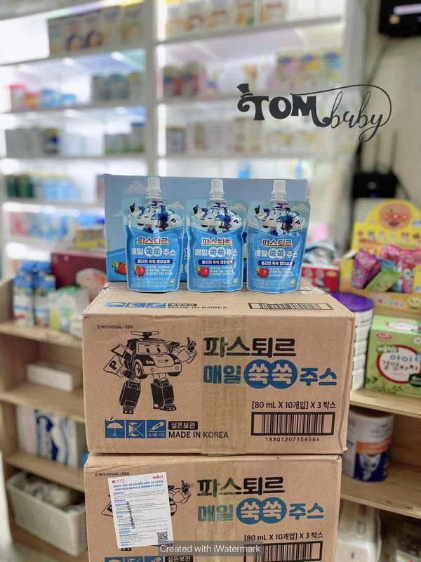 [🆕🇻🇳] Shop TOM BABY  Chuyên Bỉm,Thời trang cho bé,các loại Bánh kẹo, Kem, Thực phâm dinh dưỡng 🧑‍🧒❤️️👶⭐️ 𝐋𝐨𝐭𝐭𝐞 𝐭𝐚̆𝐧𝐠 𝐜𝐚𝐨 𝐧𝐡𝐚̀ 𝐞𝐦 𝐯𝐞̂̀ 𝐡𝐚̀𝐧𝐠 𝐚̣
Thùng 10 túi, mỗi túi 80ml,. (Hàm lượng canxi 100mg)
Con cao thêm 1 cm quý như vàng, chứ đừng nói nhích hẳn lên 3-5 , shares-1✔️ , likes-0❤️️ , date-2025-04-27 18:00:06🇻🇳🇻🇳🇻🇳📰🆕