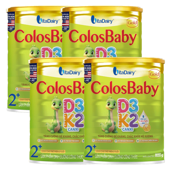 [🛒🇻🇳]Combo 4 Sản phẩm dinh dưỡng công thức Colosbaby Gold D3K2 2+ 800g (Từ 2 tuổi) – ColosBaby Gold D3K2 , SKU – 7391000000001 – concung.com 🇻🇳🛒Top1Shop🛒 🇻🇳Top1Vietnam🇻🇳 🛍🛒🇻🇳