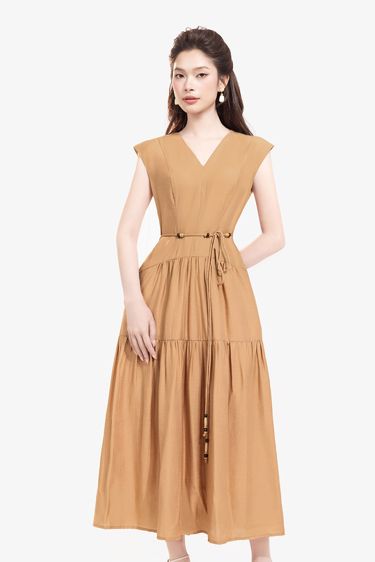 [🛒🇻🇳]Đầm xòe tầng dáng dài thắt nơ eo – K&K Fashion , SKU – KK176-07 – kkfashion.vn 🇻🇳🛒Top1Shop🛒 🇻🇳Top1Vietnam🇻🇳 🛍🛒🇻🇳