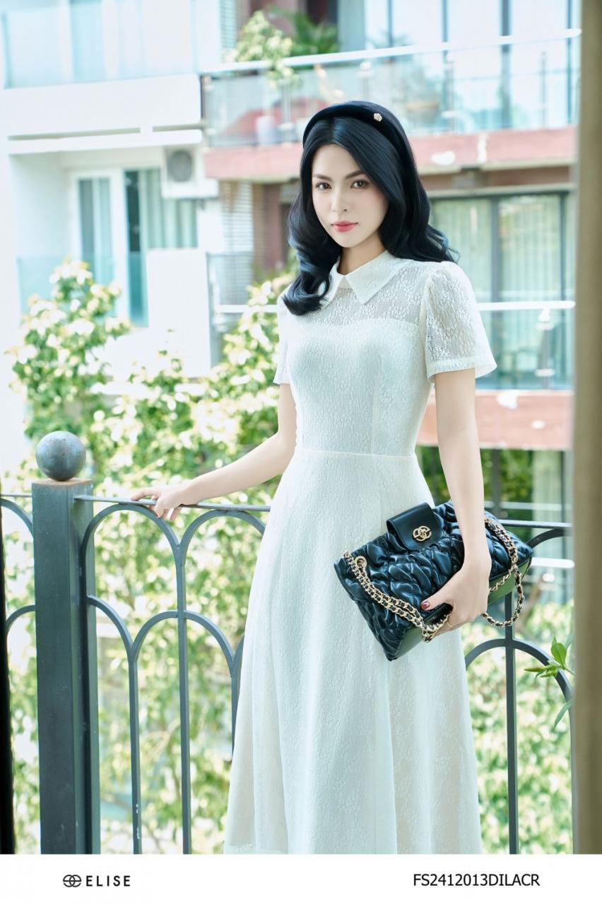 [🛒🇻🇳]ĐẦM REN HOA HT KEM CỔ ĐỨC – , SKU – FS2412013DILACR – elise.vn 🇻🇳🛒Top1Shop🛒 🇻🇳Top1Vietnam🇻🇳 🛍🛒🇻🇳