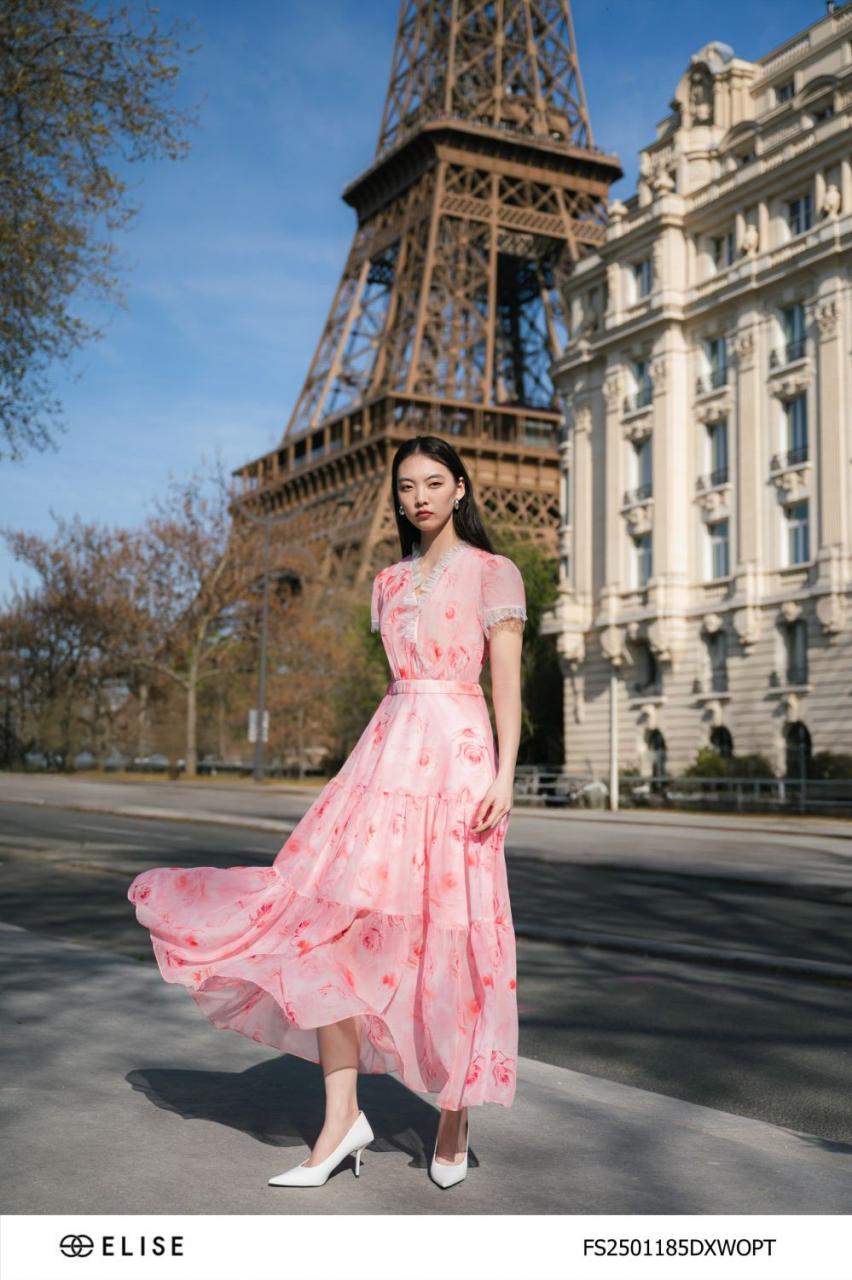 [🛒🇻🇳]ĐẦM VOAN HOA HỒNG CỔ V CHÉO VIỀN REN – , SKU – FS2501185DXWOPT – elise.vn 🇻🇳🛒Top1Shop🛒 🇻🇳Top1Vietnam🇻🇳 🛍🛒🇻🇳