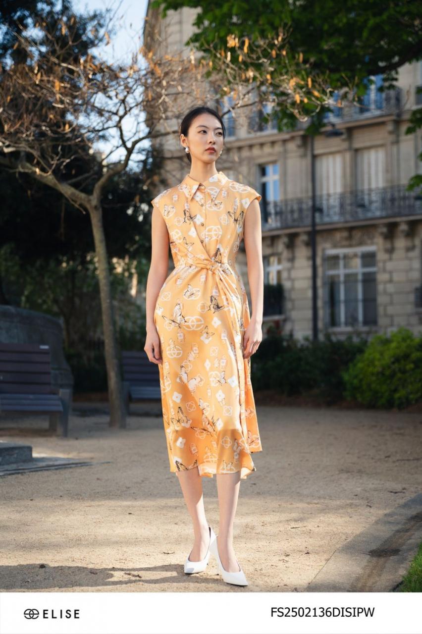 [🛒🇻🇳]ĐẦM LỤA VÀNG HT LOGO TRẮNG XOẮN EO – , SKU – FS2502136DISIPW – elise.vn 🇻🇳🛒Top1Shop🛒 🇻🇳Top1Vietnam🇻🇳 🛍🛒🇻🇳