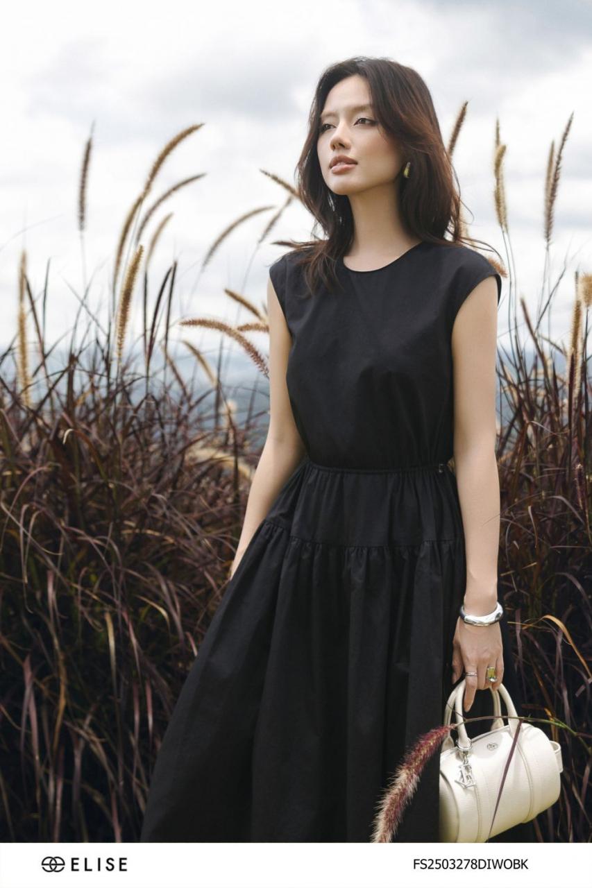 [🛒🇻🇳]ĐẦM THÔ ĐEN XẾP NHÚN HOA THÂN SAU – , SKU – FS2503278DIWOBK – elise.vn 🇻🇳🛒Top1Shop🛒 🇻🇳Top1Vietnam🇻🇳 🛍🛒🇻🇳