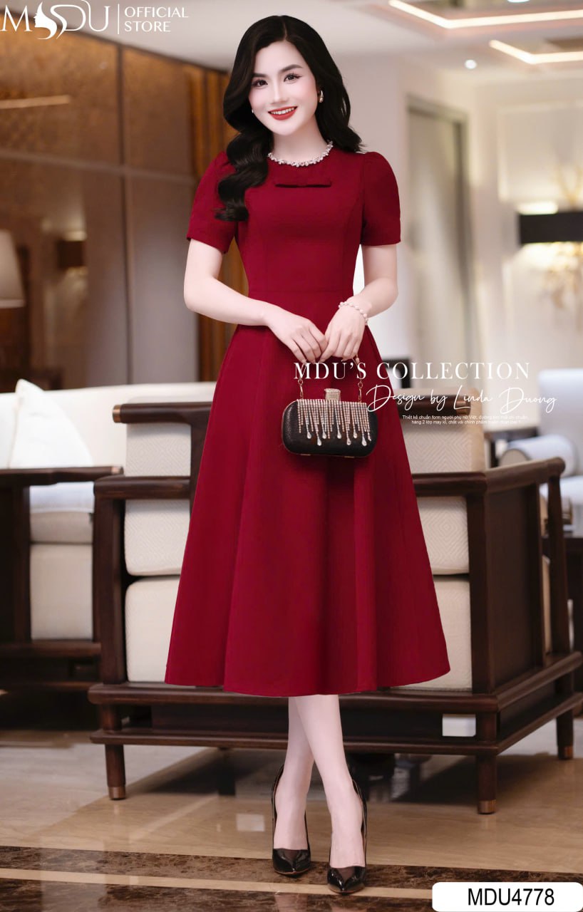 [🛒🇻🇳]Váy Thiết Kế MDU4778 Đỏ Đô Mango Ý Cổ Tròn Lấp Lánh – , SKU – – mdufashion.com 🇻🇳🛒Top1Shop🛒 🇻🇳Top1Vietnam🇻🇳 🛍🛒🇻🇳