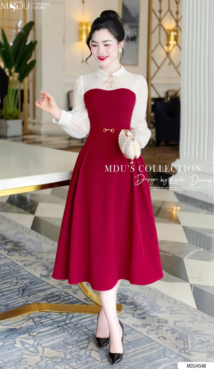 [🛒🇻🇳]Váy Thiết Kế MDU4548 Tay Dài Tinh Tế Đính Đá Lộng Lẫy – , SKU – – mdufashion.com 🇻🇳🛒Top1Shop🛒 🇻🇳Top1Vietnam🇻🇳 🛍🛒🇻🇳