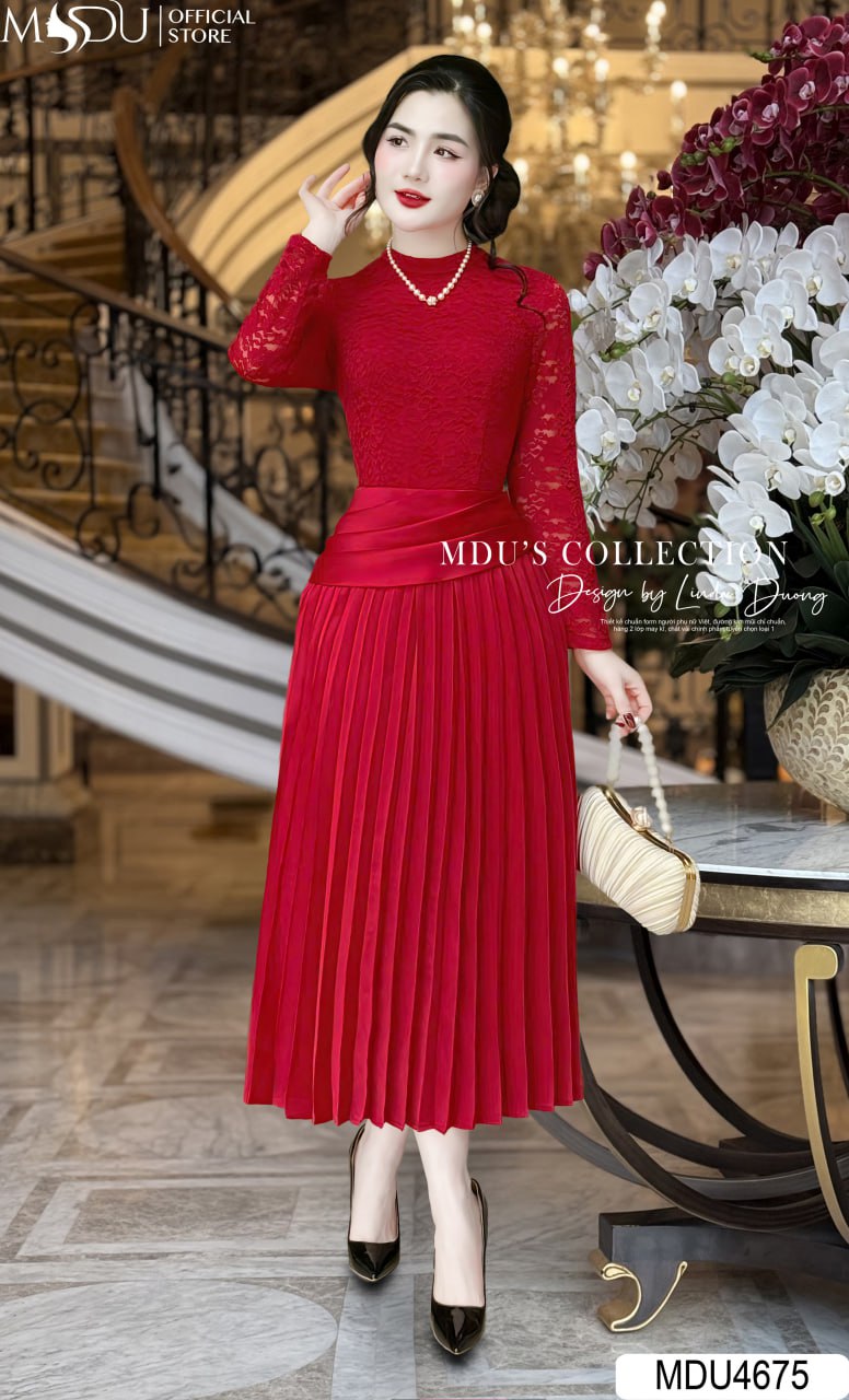 [🛒🇻🇳]Váy Thiết Kế MDU4675 Gam Màu Đỏ Cuốn Hút Mang Lại Sự Sang Trọng Qúy Phái - , SKU - - mdufashion.com 🇻🇳🛒Top1Shop🛒 🇻🇳Top1Vietnam🇻🇳 🛍🛒🇻🇳