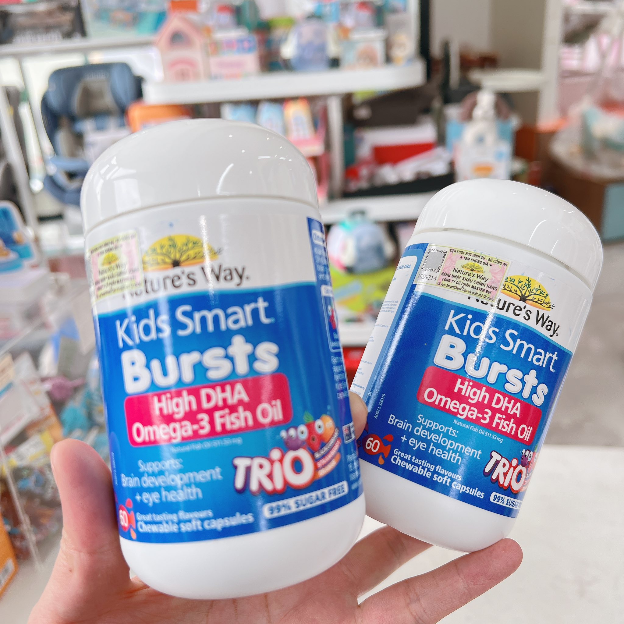 [🆕🇻🇳] Mộc Baby Store – Chuyên cung cấp đồ cao cấp cho Mẹ & bé 🧑‍🧒❤️️👶⭐️  𝐍𝐚𝐭𝐮𝐫𝐞’𝐬 𝐖𝐚𝐲 𝐊𝐢𝐝𝐬 Smart Burts High DHA 𝐎𝐦𝐞𝐠𝐚 𝟑 𝐅𝐢𝐬𝐡 𝐎𝐢𝐥 𝐓𝐫𝐢𝐨Các con sợ vị tanh của dầu cá mẹ không phải lo nữa nhé vì mix 3 vị dâu, vị , shares-0✔️ , likes-0❤️️ , date-2025-05-26 18:37:44🇻🇳🇻🇳🇻🇳📰🆕