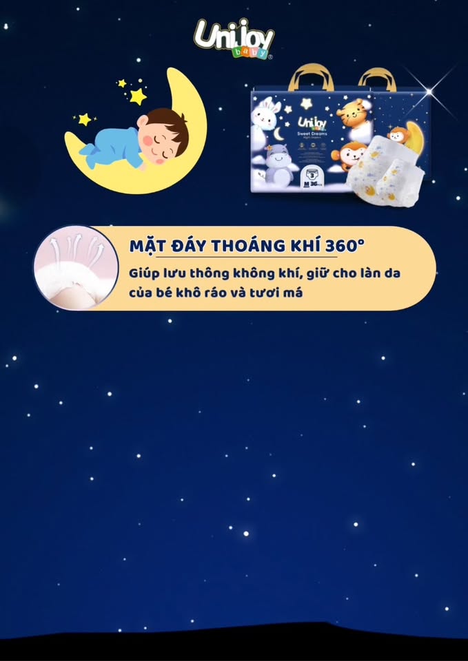 [🆕🇻🇳] Unijoy Việt Nam – Thương hiệu Tã Bỉm số 1 tại Mỹ 🧑‍🧒❤️️👶⭐️  𝗕𝗲́ 𝗡𝗴𝘂̉ 𝗡𝗴𝗼𝗻 – 𝗠𝗲̣ 𝗔𝗻 𝗧𝗮̂𝗺 𝗖𝘂̀𝗻𝗴 𝗨𝗻𝗶𝗝𝗼𝘆 𝗦𝘄𝗲𝗲𝘁 𝗗𝗿𝗲𝗮𝗺𝘀!  

Mẹ có biết?
Một giấc ngủ ngon giúp bé yêu lớn nhanh, khỏe mạnh hơn mỗi ngày!
Để đồng hành cùng b , shares-0✔️ , likes-2❤️️ , date-2025-05-01 00:12:28🇻🇳🇻🇳🇻🇳📰🆕