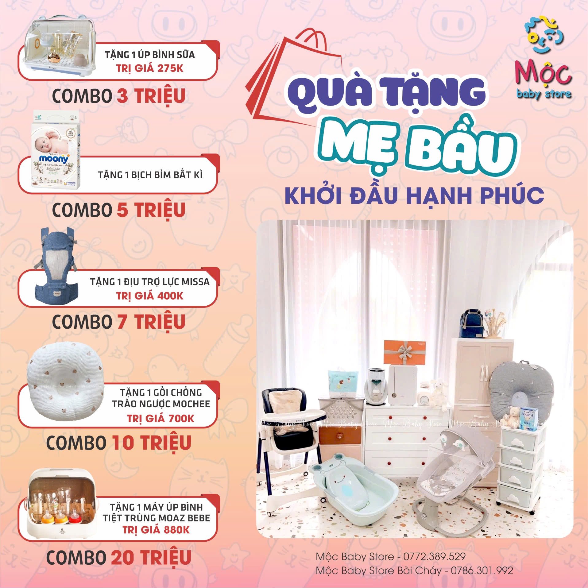 [🆕🇻🇳] Mộc Baby Store – Chuyên cung cấp đồ cao cấp cho Mẹ & bé 🧑‍🧒❤️️👶⭐️  𝐒𝐀𝐋𝐄 𝐇𝐄̀ 𝐑𝐔̛̣𝐂 𝐑𝐎̛̃ – 𝐒𝐀̆́𝐌 𝐍𝐆𝐀𝐘 𝐊𝐄̉𝐎 𝐋𝐎̛̃ 𝐌𝐄̣ 𝐎̛𝐈
𝐐𝐔𝐀̀ 𝐓𝐀̣̆𝐍𝐆 𝐌𝐄̣ 𝐁𝐀̂̀𝐔 – 𝐊𝐇𝐎̛̉𝐈 Đ𝐀̂̀𝐔 𝐇𝐀̣𝐍𝐇 𝐏𝐇𝐔́𝐂
𝐂𝐮̀𝐧𝐠 𝐁𝐚 𝐌𝐞̣ 𝐜𝐡𝐚̀𝐨 đ𝐨́𝐧 𝐭𝐡𝐢𝐞̂𝐧 𝐭𝐡𝐚̂̀𝐧 𝐛𝐞́ 𝐧𝐡𝐨̉ , 𝐠𝐨́ , shares-0✔️ , likes-6❤️️ , date-2025-05-15 16:53:38🇻🇳🇻🇳🇻🇳📰🆕