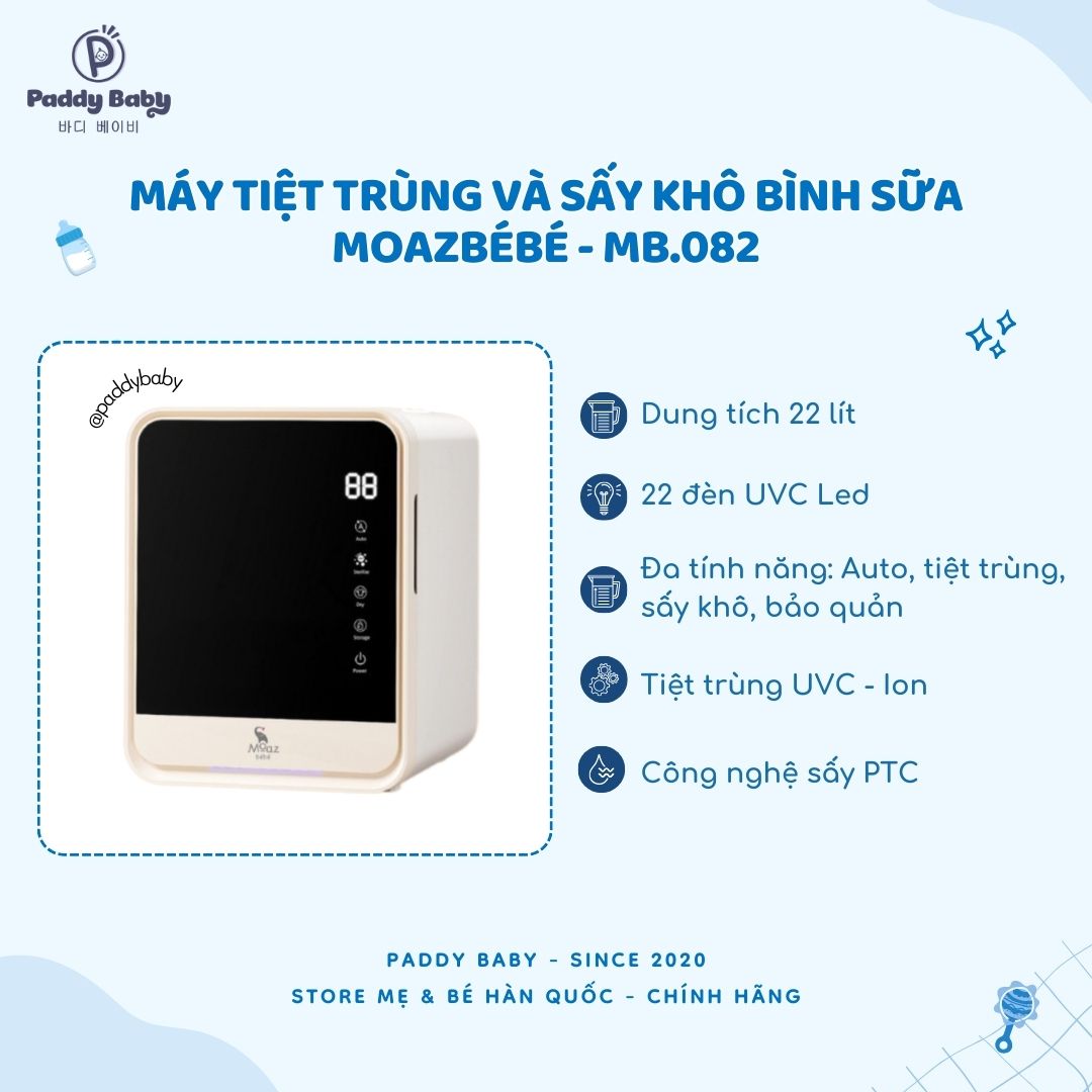 [🆕🇻🇳] Paddy Baby – Mẹ và Bé nội địa Hàn 🧑‍🧒❤️️👶⭐️  𝐒𝐢𝐞̂𝐮 𝐩𝐡𝐚̂̉𝐦 𝐦𝐚́𝐲 𝐭𝐢𝐞̣̂𝐭 𝐭𝐫𝐮̀𝐧𝐠 𝐔𝐕𝐂-𝐢𝐨𝐧 𝐌𝐨𝐚𝐳 𝐁𝐞́𝐛𝐞́ 𝐌𝐁-𝟎𝟖𝟐Tiệt trùng đỉnh cao – bảo vệ tối ưuCông nghệ hiện đại: 22 đèn UVC kết hợp ion plasma, lo , shares-0✔️ , likes-0❤️️ , date-2025-05-12 22:30:04🇻🇳🇻🇳🇻🇳📰🆕