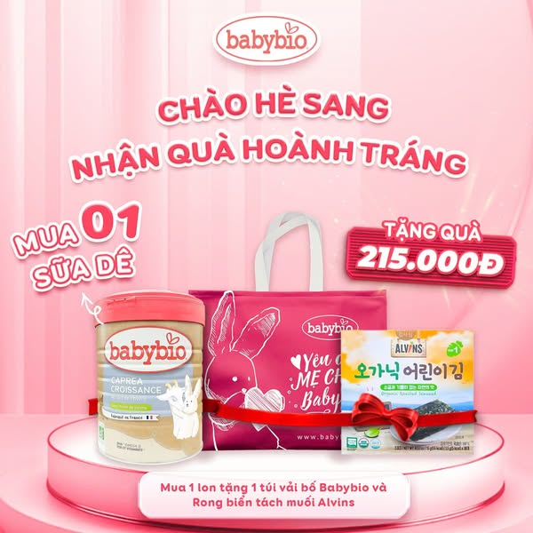 [🆕🇻🇳] Shop TOM BABY  Chuyên Bỉm,Thời trang cho bé,các loại Bánh kẹo, Kem, Thực phâm dinh dưỡng 🧑‍🧒❤️️👶⭐️ Sữa dê hữu cơ Babybio Pháp
Mẹ nào đang tìm sữa dê hữu cơ cho con thì không thể bỏ qua sữa Babybio của Pháp này nhé!!!
Đạm A2 và Lactose từ dê hỗ trợ tiêu  , shares-1✔️ , likes-0❤️️ , date-2025-05-16 20:00:32🇻🇳🇻🇳🇻🇳📰🆕