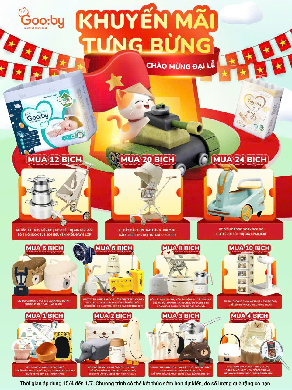 [🆕🇻🇳] Mộc Baby Store – Chuyên cung cấp đồ cao cấp cho Mẹ & bé 🧑‍🧒❤️️👶⭐️ CẬP NHẬT BẢNG QUÀ MỚI NHẤT HIỆN TẠI BỈM GOOBY
MỘT SỐ QUÀ CHƯA CÓ SẴN MỘC HẸN MẸ 1-2 VỀ TRẢ SAU NHA
TÍCH QUÀ TRONG 30 ngày ạ
, shares-0✔️ , likes-0❤️️ , date-2025-05-20 15:45:24🇻🇳🇻🇳🇻🇳📰🆕