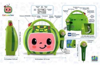 [🆕🇻🇳] Mộc Baby Store – Chuyên cung cấp đồ cao cấp cho Mẹ & bé 🧑‍🧒❤️️👶⭐️ COCOMELON SING ALONG MP3 PLAYER
Cocomelon Sing along MP3 Player có 24 bài hát cài sẵn từ Cocomelon!
Kết nối loa bên này với bất kỳ thiết bị Bluetooth tươn , shares-0✔️ , likes-0❤️️ , date-2025-05-24 18:49:00🇻🇳🇻🇳🇻🇳📰🆕