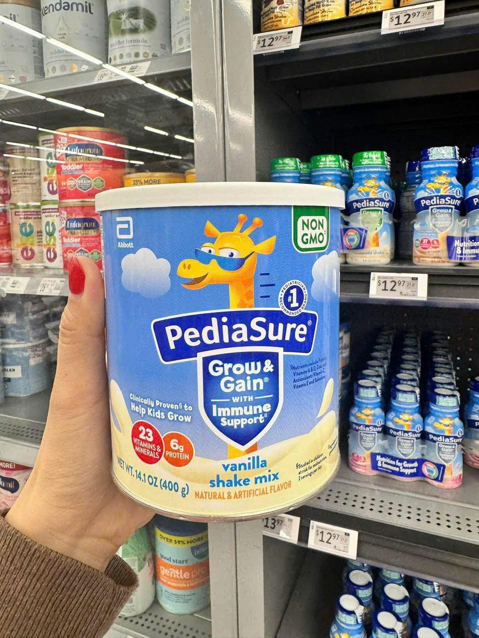 [🆕🇻🇳] Shop Như Ý – Mẹ và Bé Thế giới ăn dặm, thời trang cho Bé yêu 🧑‍🧒❤️️👶⭐️ Sữa pediasure Mỹ Grow & Gain 397g dành cho bé từ 1 tuổi trở lên được các bác sĩ chuyên khoa nhi hàng đầu tại mỹ khuyên dùng. Sữa với công thức đặc chế bổ s , shares-0✔️ , likes-0❤️️ , date-2025-05-25 21:42:38🇻🇳🇻🇳🇻🇳📰🆕