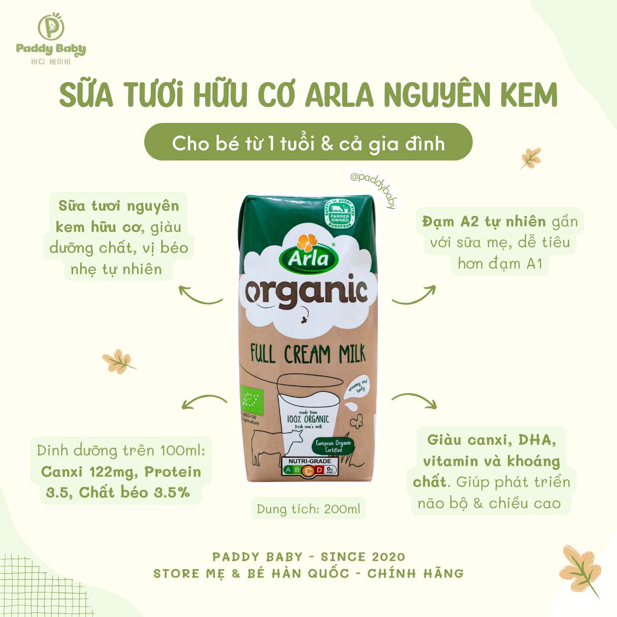 [🆕🇻🇳] Paddy Baby – Mẹ và Bé nội địa Hàn 🧑‍🧒❤️️👶⭐️  𝐍𝐞𝐰 𝐀𝐫𝐫𝐢𝐯𝐚𝐥
𝐒𝐮̛̃𝐚 𝐭𝐮̛𝐨̛𝐢 𝐡𝐮̛̃𝐮 𝐜𝐨̛ 𝐀𝐫𝐥𝐚 𝐧𝐠𝐮𝐲𝐞̂𝐧 𝐤𝐞𝐦 – 𝐁𝐢́ 𝐪𝐮𝐲𝐞̂́𝐭 𝐜𝐨𝐧 𝐭𝐚̆𝐧𝐠 𝐜𝐚̂𝐧 đ𝐞̂̀𝐮 𝐦𝐚̀ 𝐤𝐡𝐨̂𝐧𝐠 𝐠𝐚̂𝐲 𝐛𝐞́𝐨 𝐩𝐡𝐢̀Vì sao mẹ nên lựa chọn Arla nguyên kem , shares-1✔️ , likes-2❤️️ , date-2025-06-12 18:00:17🇻🇳🇻🇳🇻🇳📰🆕