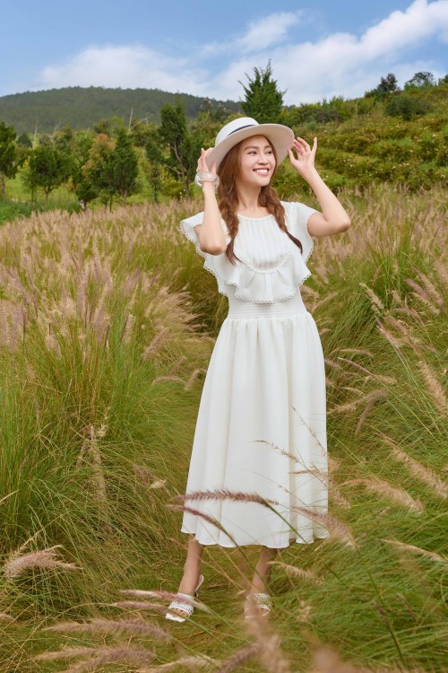 [🛒🇻🇳]Váy Đầm – White Woven Flared Dress – , SKU – – sixdo.vn 🇻🇳🛒Top1Shop🛒 🇻🇳Top1Vietnam🇻🇳 🛍🛒🇻🇳