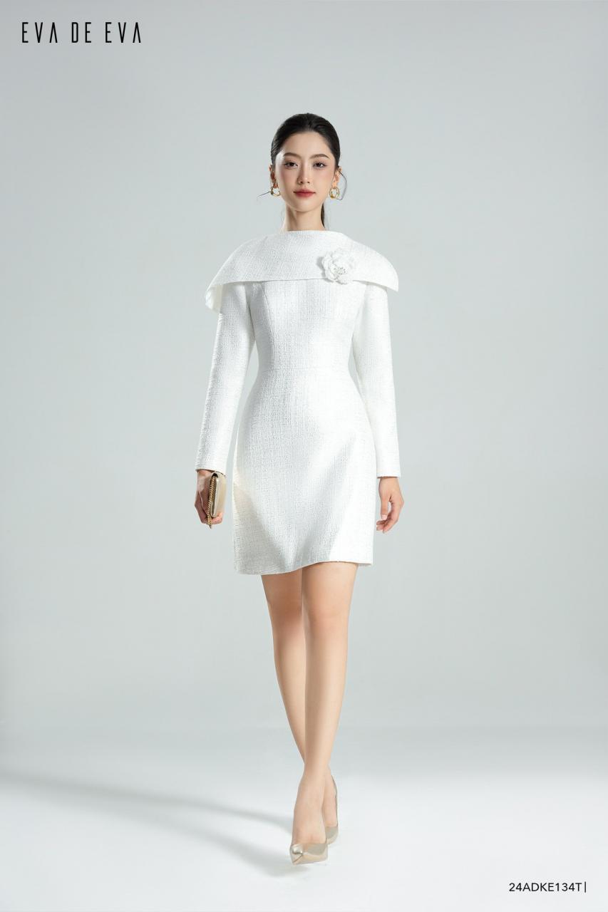 [🛒🇻🇳]Đầm tay dài, Dáng A 24ADKE134T – Eva De Eva , SKU – – evadeeva.com.vn 🇻🇳🛒Top1Shop🛒 🇻🇳Top1Vietnam🇻🇳 🛍🛒🇻🇳