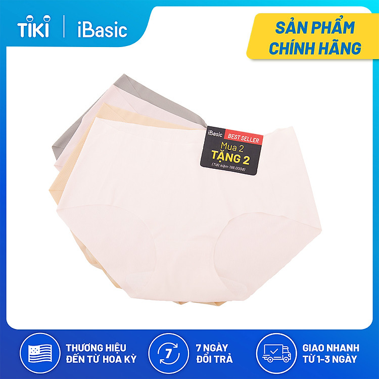 [🛒🇻🇳][MUA 2 TẶNG 2] Pack 4 quần lót nữ siêu mỏng iBasic PA4PANW157 – iBasic , SKU – 2591582650140 – tiki.vn 🇻🇳🛒Top1Shop🛒 🇻🇳Top1Vietnam🇻🇳 🛍🛒🇻🇳