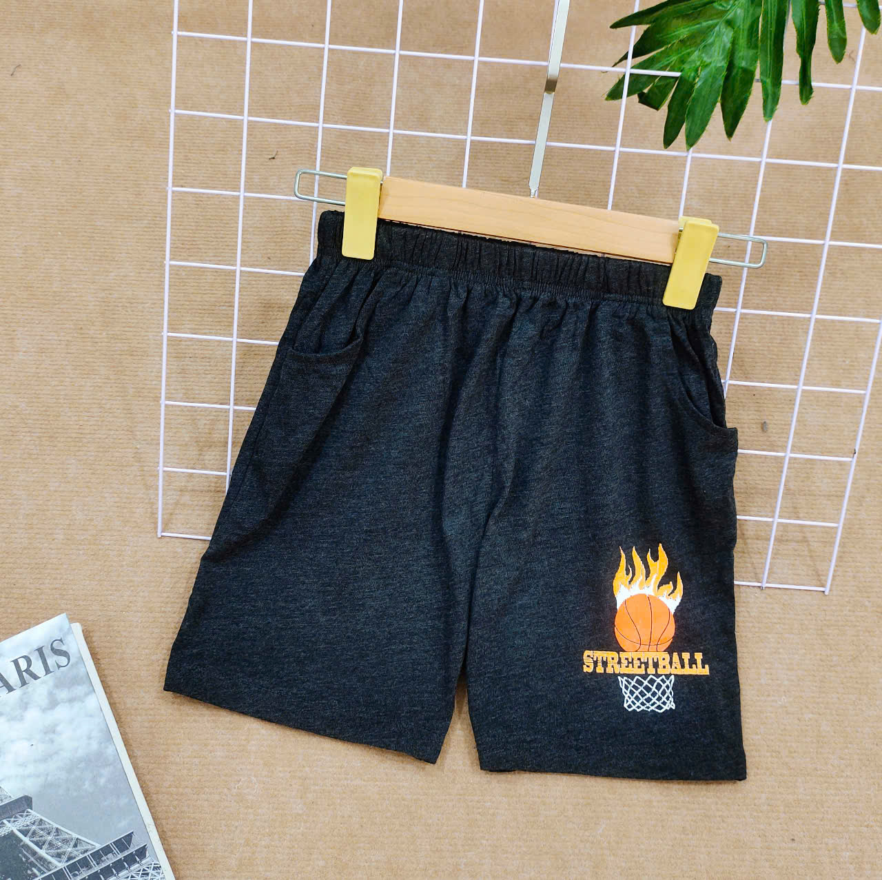 [🛒🇻🇳][18kg-54kg] Quần đùi thun mỏng mát bền vải cho bé hàng VN màu xám đen - , SKU - QN312-36 - besanhdieu.com 🇻🇳🛒Top1Shop🛒 🇻🇳Top1Vietnam🇻🇳 🛍🛒🇻🇳