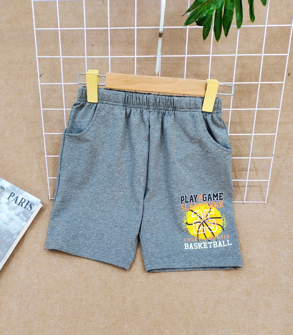 [🛒🇻🇳][18kg-54kg] Quần đùi thun mỏng mát bền vải cho bé hàng VN màu xám trắng - , SKU - QN312-37 - besanhdieu.com 🇻🇳🛒Top1Shop🛒 🇻🇳Top1Vietnam🇻🇳 🛍🛒🇻🇳