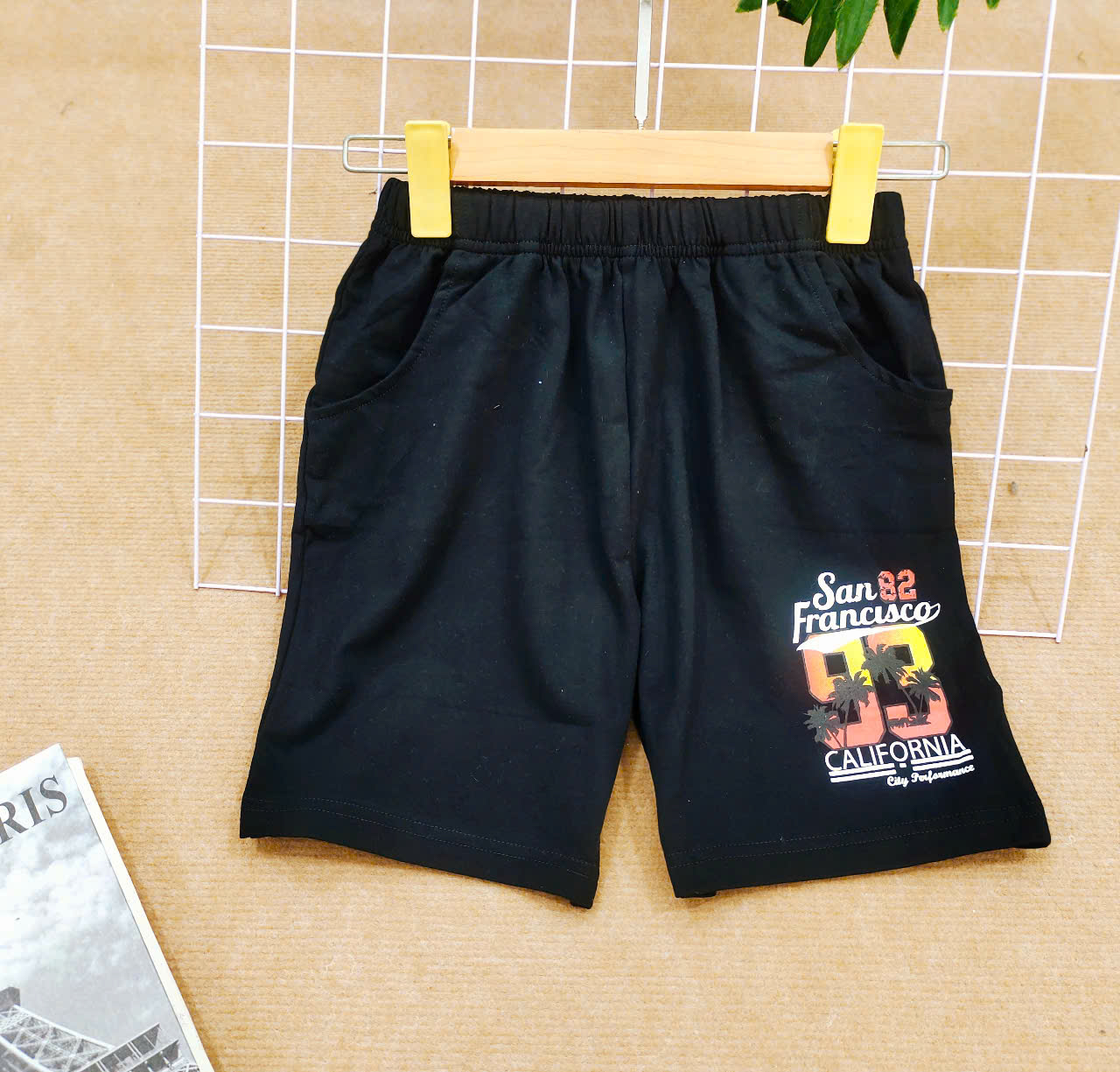 [🛒🇻🇳][18kg-54kg] Quần đùi thun mỏng mát bền vải cho bé hàng VN màu đen 82 – , SKU – QN312-40 – besanhdieu.com 🇻🇳🛒Top1Shop🛒 🇻🇳Top1Vietnam🇻🇳 🛍🛒🇻🇳