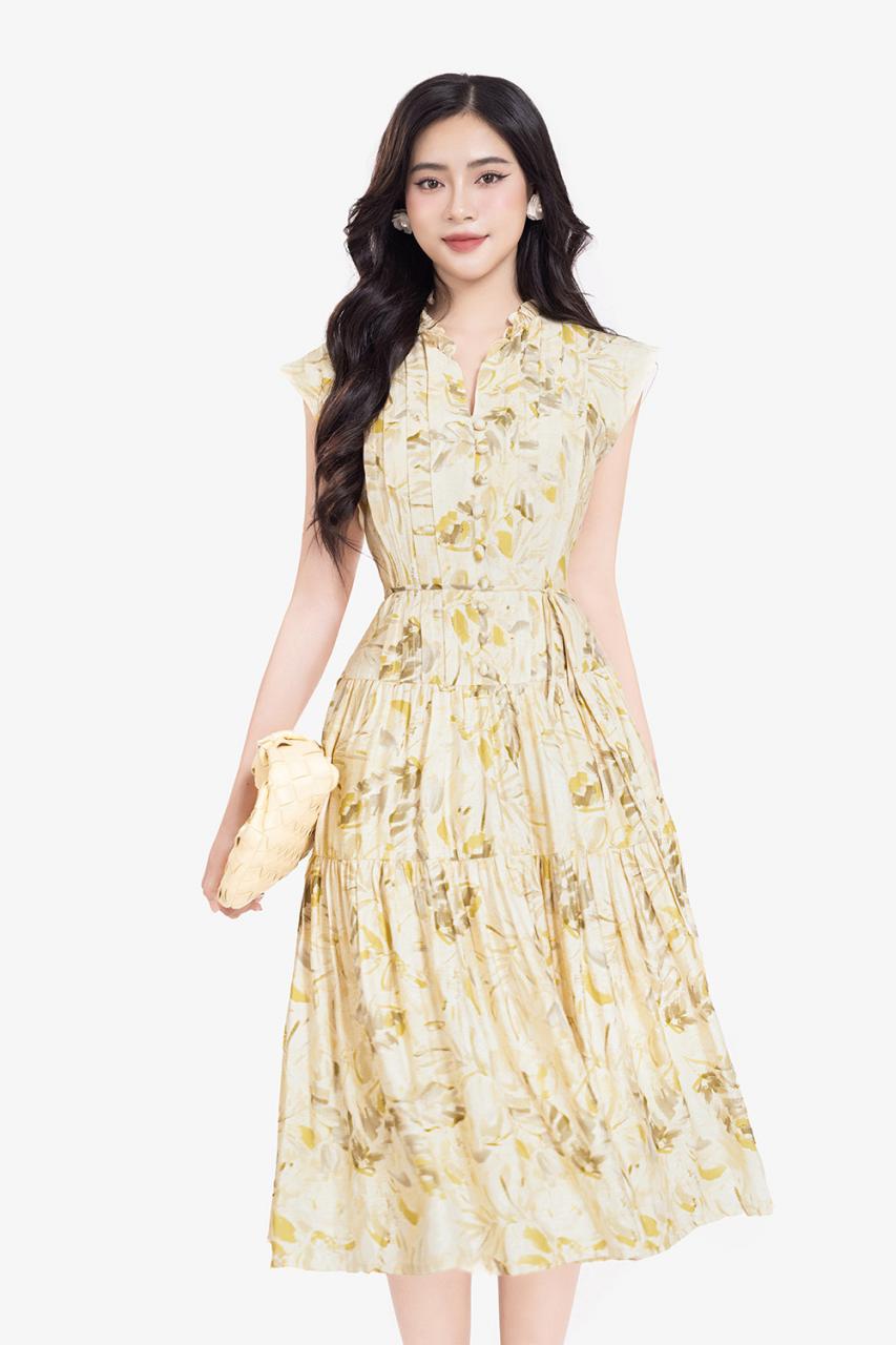[🛒🇻🇳]Đầm hoa dáng xòe phối thắt lưng – K&K Fashion , SKU – HL31-25 – kkfashion.vn 🇻🇳🛒Top1Shop🛒 🇻🇳Top1Vietnam🇻🇳 🛍🛒🇻🇳