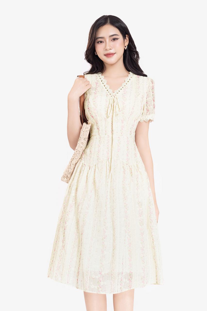 [🛒🇻🇳]Đầm xô thêu họa tiết dáng xòe – K&K Fashion , SKU – KK177-08 – kkfashion.vn 🇻🇳🛒Top1Shop🛒 🇻🇳Top1Vietnam🇻🇳 🛍🛒🇻🇳